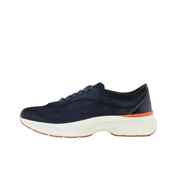 Santoni Bounce Low Top Casual Shoes Men's Blue
