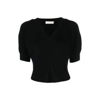 Ulla Johnson Eila V-Neck Knit Top