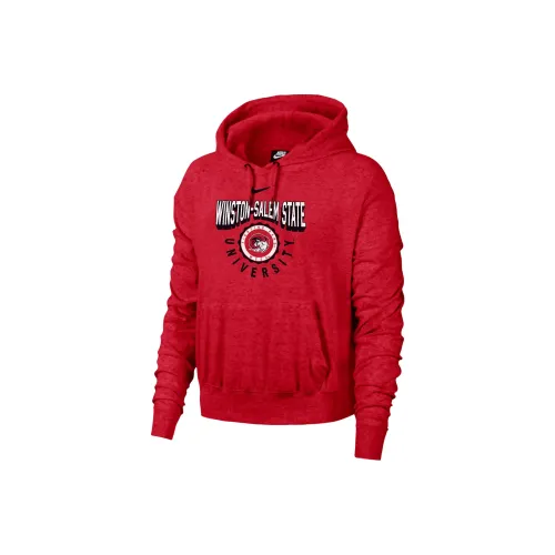 Nike Winston Salem Gym Vintage Sweatshirt Women's Red Mixed Color