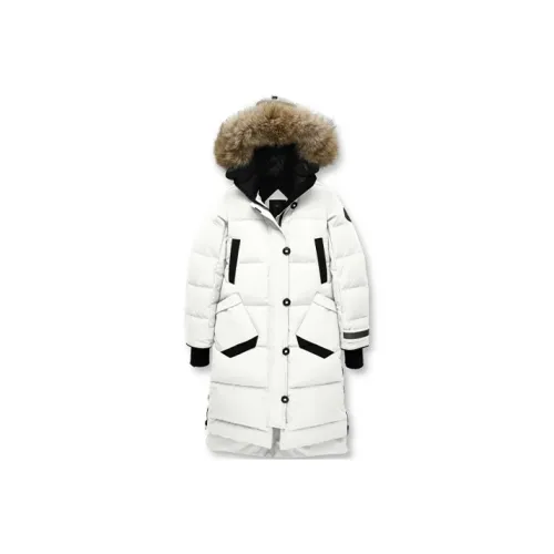 Canada Goose Aldridge Series Down Jackets Women's Polaris White
