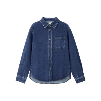 UNIQLO Shirt Women's Medium Blue