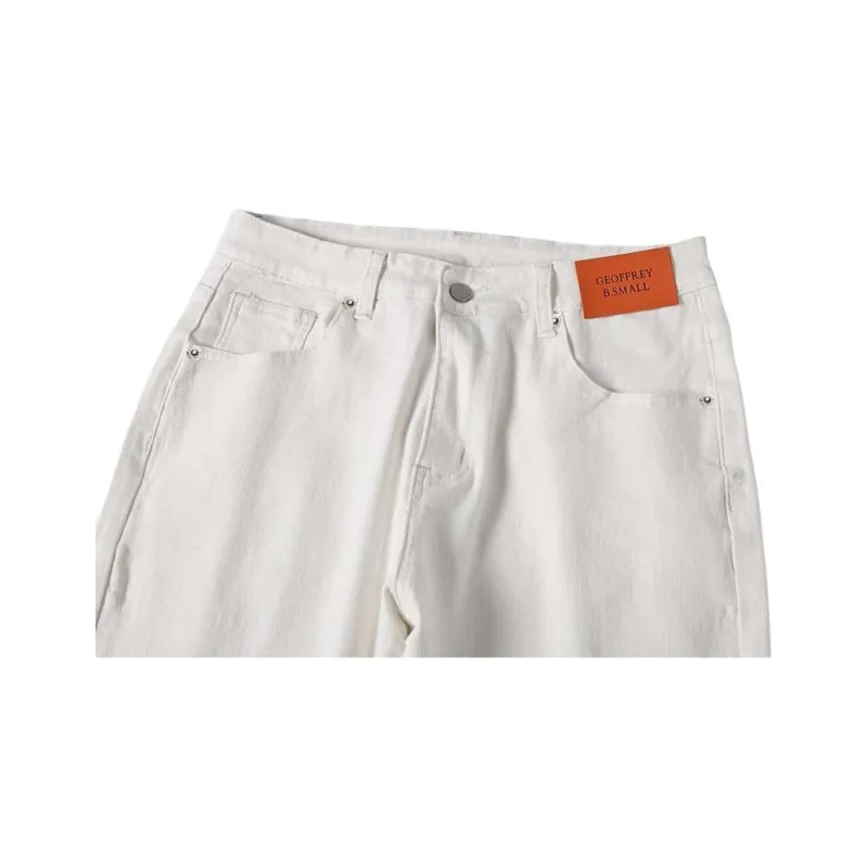 GEOFFREY B. SMALL Jeans Unisex White-2