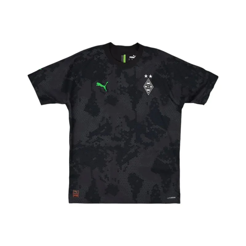 PUMA BorussiaULTRAWEAVE Soccer Jersey Men's Black-0