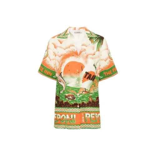 ALEMAIS Bungalow Artwork print Shirt