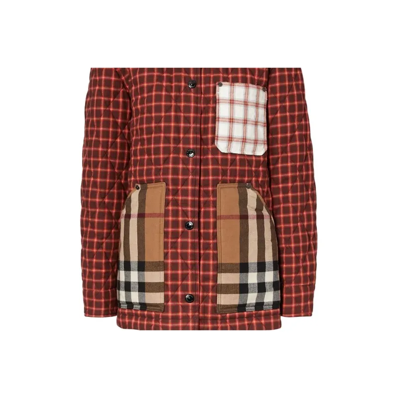 Burberry Jackets Women's Red-4