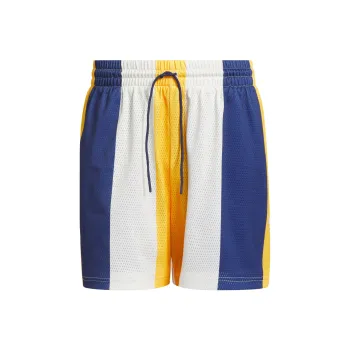 Adidas Originals SS25 BASKETBALL Casual Shorts Unisex Dark Blue/White/Yellow