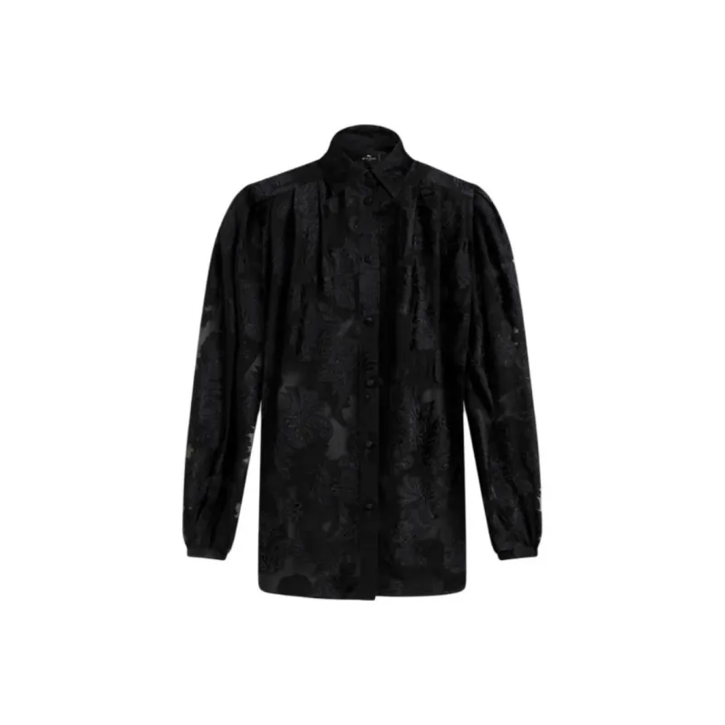 ETRO Semi Sheer Chiffon Shirt-0