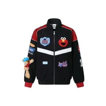 Sesame Street X 13 DEMARZO Jackets Unisex Black