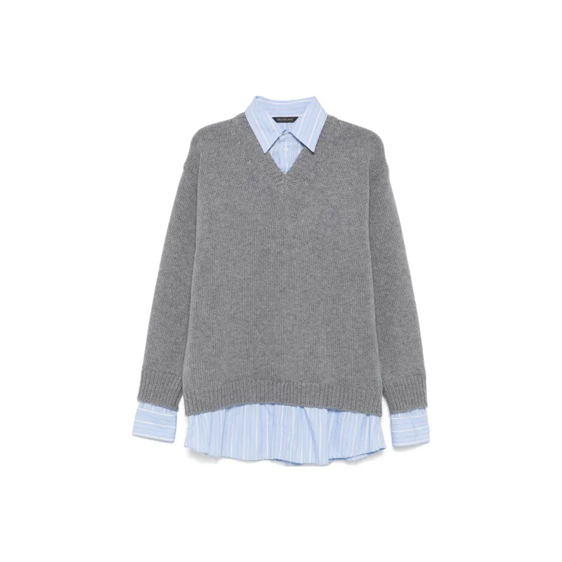Balenciaga Layered Oversized Sweater-0