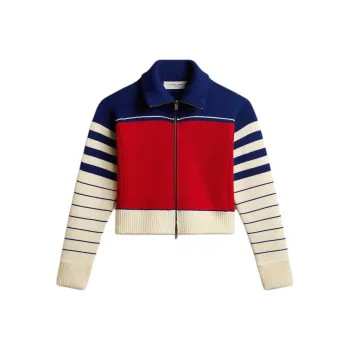 Golden Goose Striped Wool Jacket