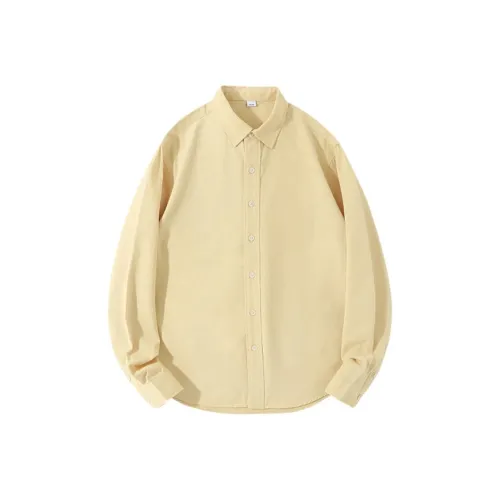 ZHONGBANGJICHU Shirt Women's Eggshell Yellow