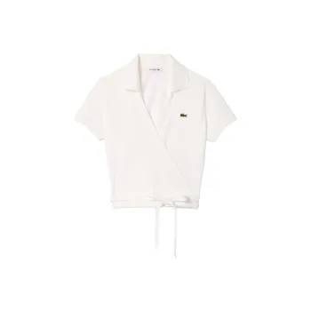 LACOSTE Wrap style Polo Top