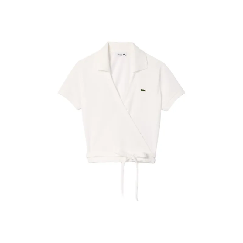 LACOSTE Wrap style Polo Top-0