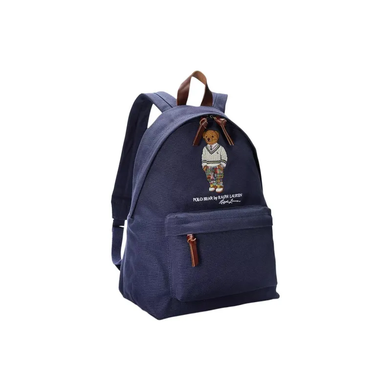 Polo Ralph Lauren Cotton Backpack Unisex Blue-1