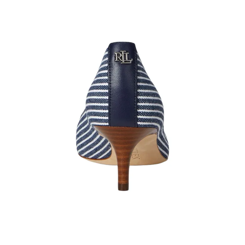 LAUREN RALPH LAUREN Adrienne Slim Heel High Heels 5cm Women's Marine Blue-4