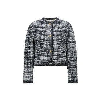 Moncler Tweed Button Up Jacket