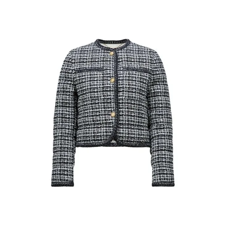 Moncler Tweed Button-Up Jacket-0
