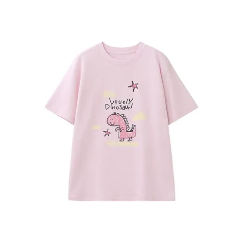 ATUXIU T Shirts Women's Pink