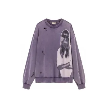 NO ONE ELSE Sweatshirts Women's Sea Anemone Purple