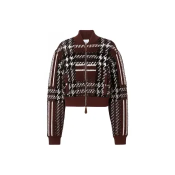 Burberry Jackets Women's Burgundy