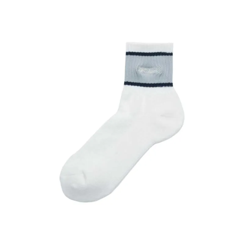 Columbia Ankle Socks Unisex 1 Pack Gray White-0