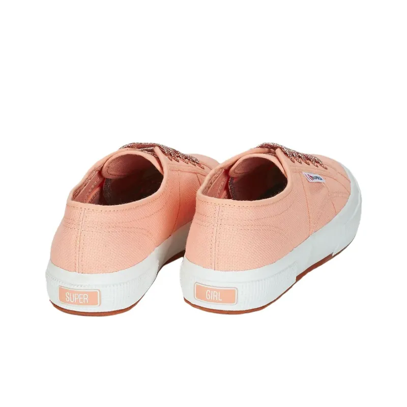 SUPERGA Abrasion Resistant Low Top Canvas Shoes Women's Peach-5