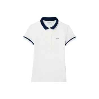 LACOSTE Polo Shirt Women's White