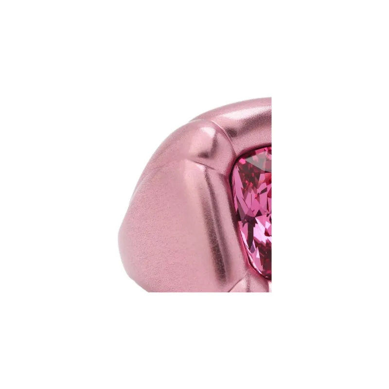 Swarovski Crystal, Aluminum Rings Women's Pink-1