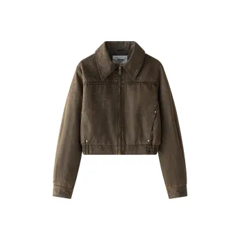 Heartboon Jackets & Coats Women's Brown
