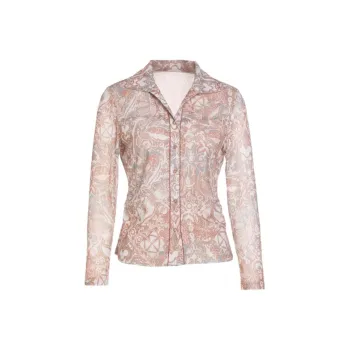 QIAOWANNI Shirt Women's Suzaku Totem