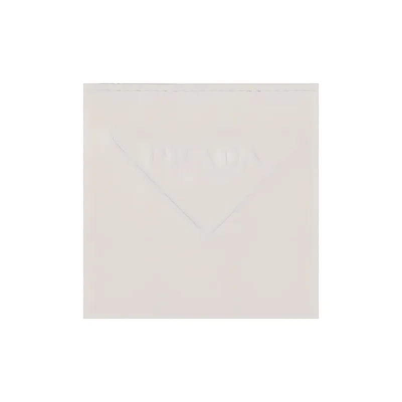 PRADA Leather Wallet Women's White-3