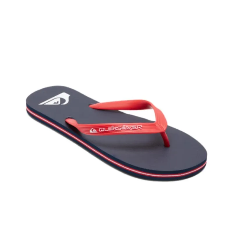 Quiksilver Abrasion Resistant Flip Flops Men's Red-1