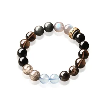 Moon Jewelry Obsidian Bracelets Unisex