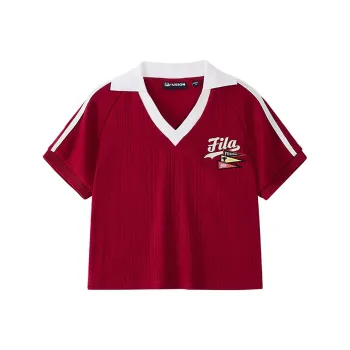 FILA FUSION Polo Shirts Women's Rhythm Red