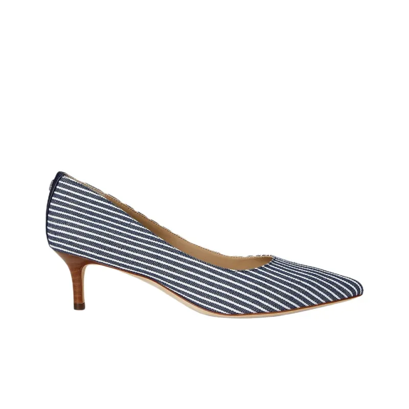 LAUREN RALPH LAUREN Adrienne Slim Heel High Heels 5cm Women's Marine Blue-1