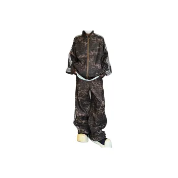 COMOWA Casual Sportswear Unisex Leopard Print