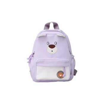 URBAN FOREST Nylon Backpack Regular Unisex Purple/Brown/Khaki/Blue/Pink/Black