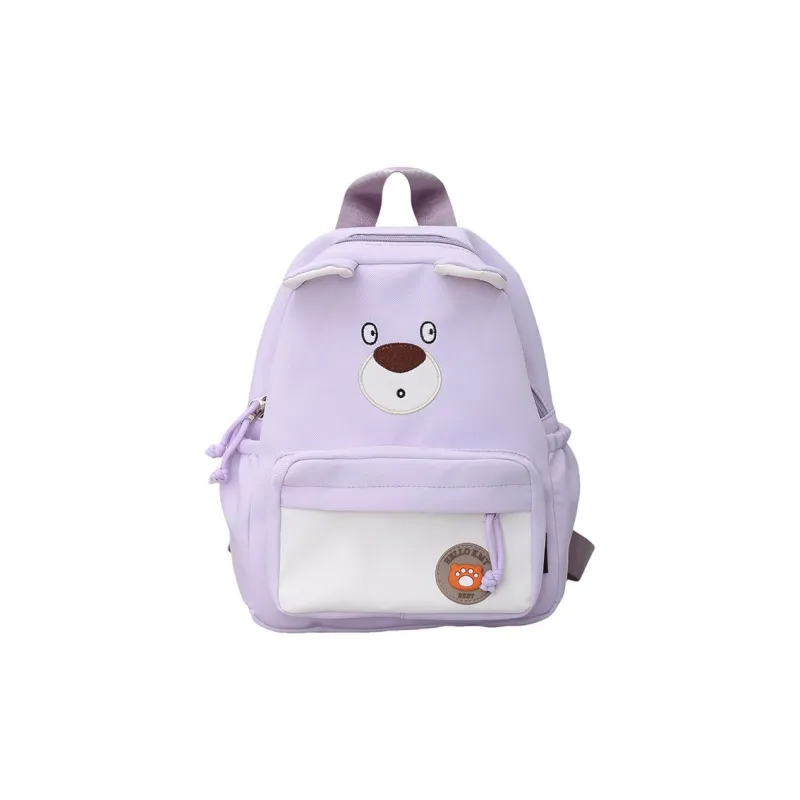 URBAN FOREST Nylon Backpack Regular Unisex Purple/Brown/Khaki/Blue/Pink/Black-0