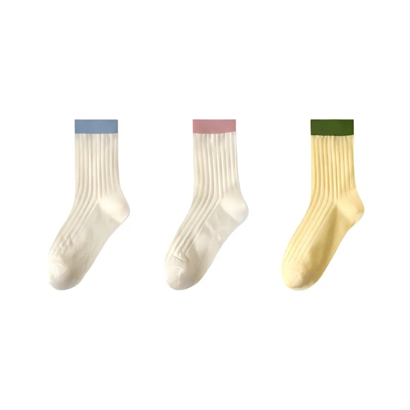H YXIANG Mid Calf Socks Women's Combo Set-2