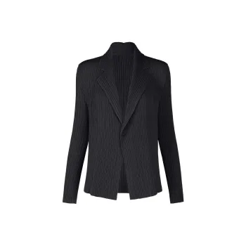 ISSEY MIYAKE Hatching Pleats Blazer