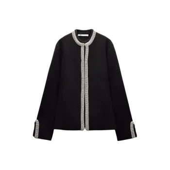 ZARA Jackets Coats Women's Black