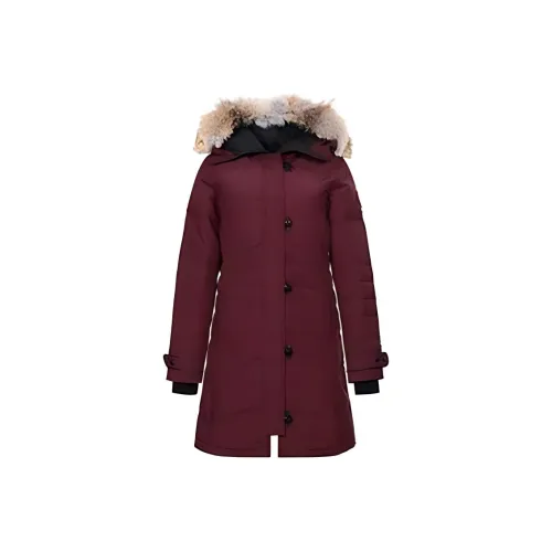 Canada category Lorette Series Down Jackets Women's Berry Red