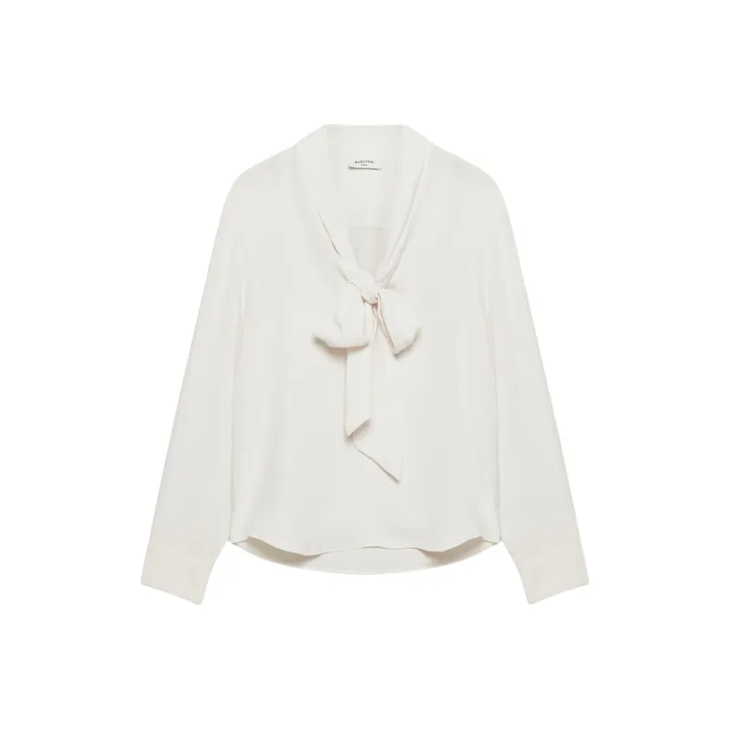 ARITZIA Babaton Hestia Blouse Shirt Women's Light Birch/Light Birch-0