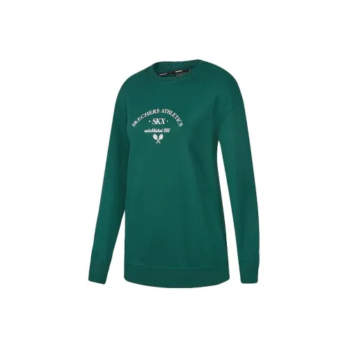 Skechers Sweatshirts Women's Yellow Pine Green/02A2