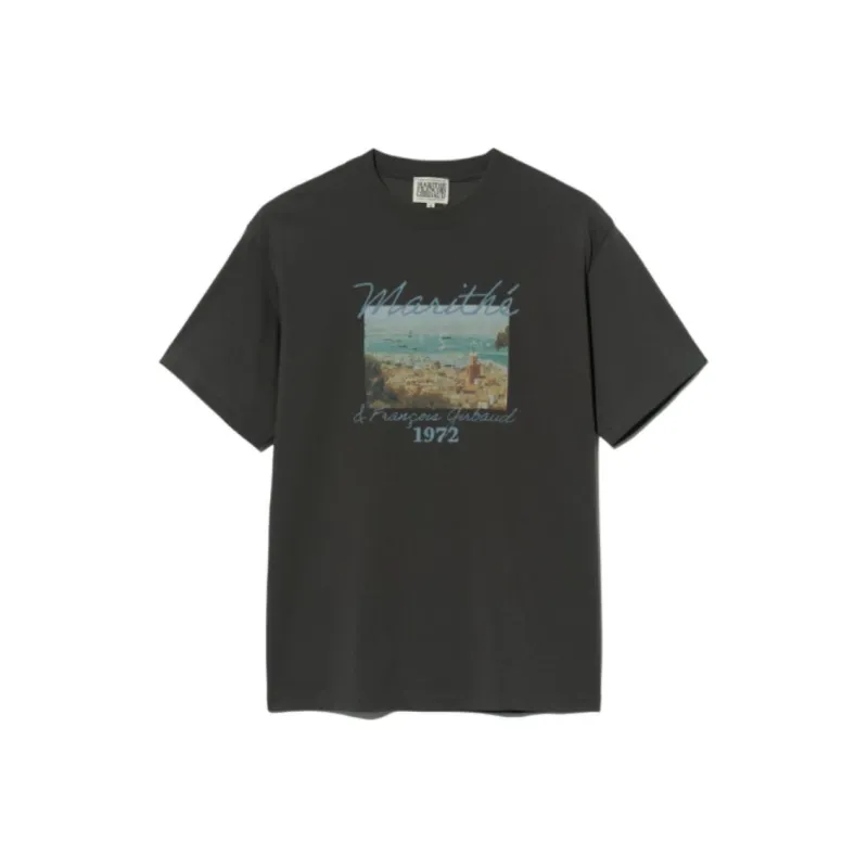 MARITHE FRANCOIS GIRBAUD SS25 T Shirt Men's Charcoal Gray-0