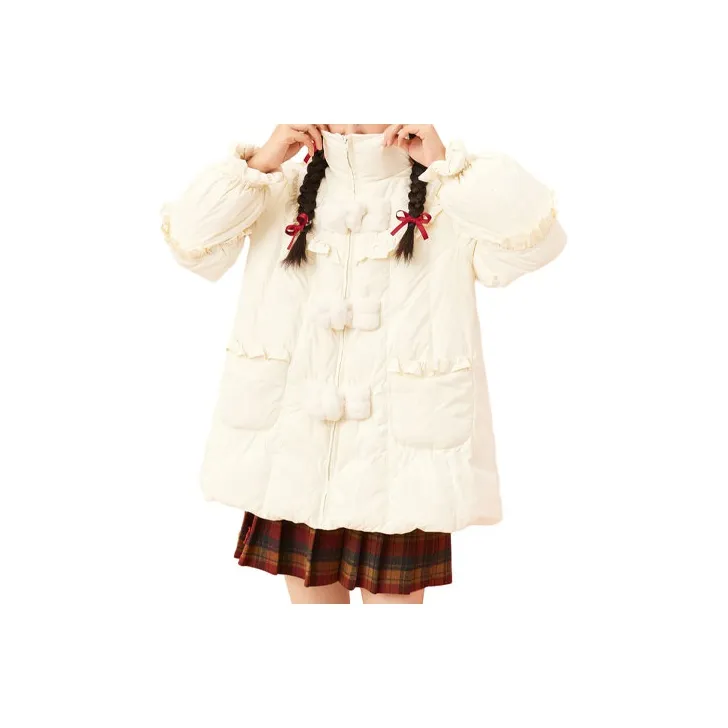ZIHAN Down Jacket Women's Beige Gold-0