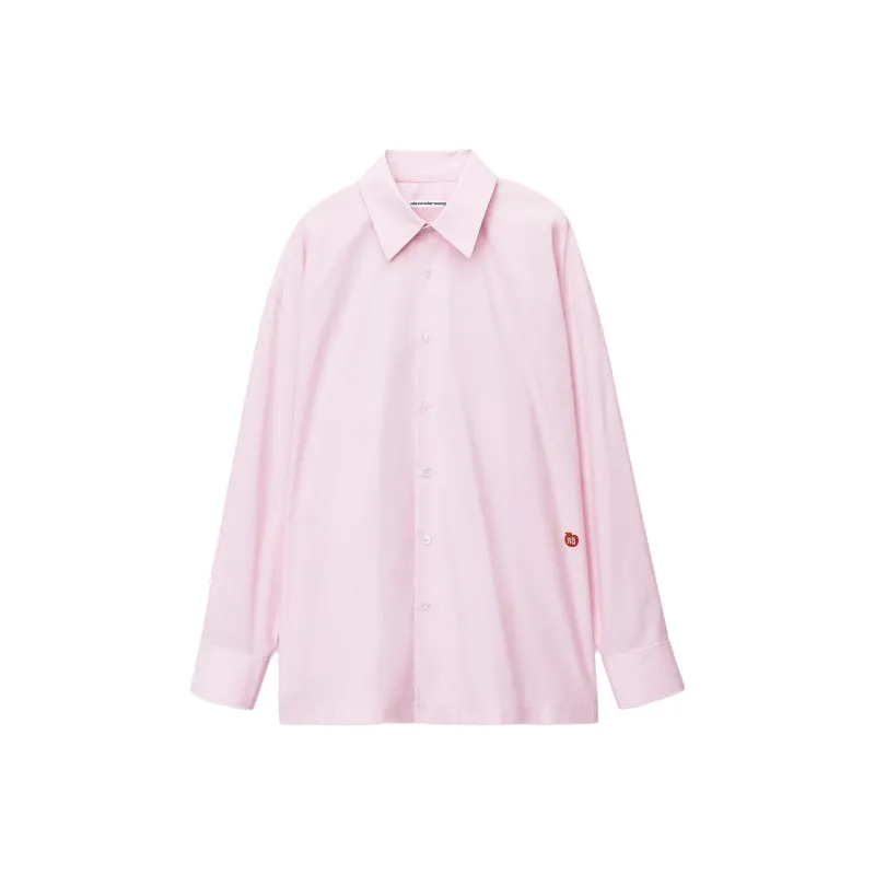 Alexander Wang Logo Embroidered Buttoned Shirt-0
