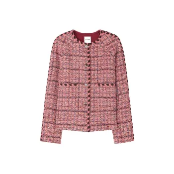St. John Knitted trim Tweed Jacket