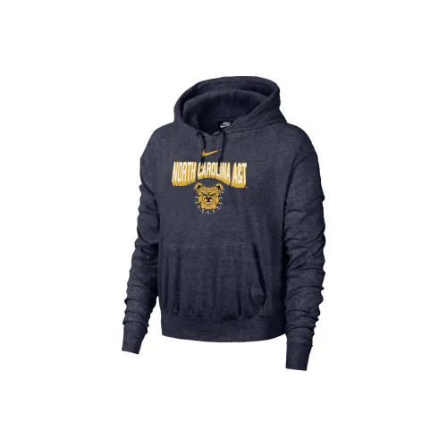 Nike North Carolina A&T Gym Vintage Sweatshirt Women's Marine Blue