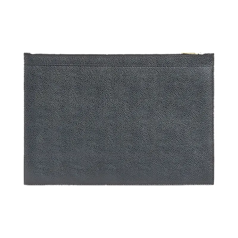 THOM BROWNE Pebbled Tablet Clutch Bag-1